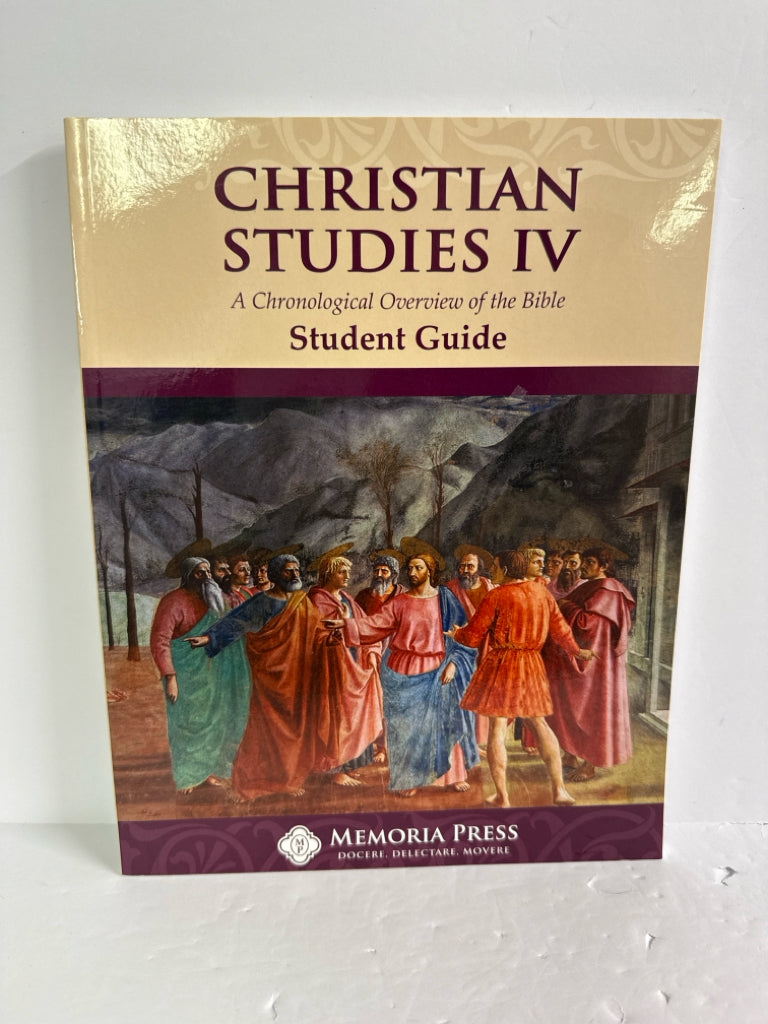 Christian Studies IV Memoria Press Student Guide Pre-Owned Memoria Press