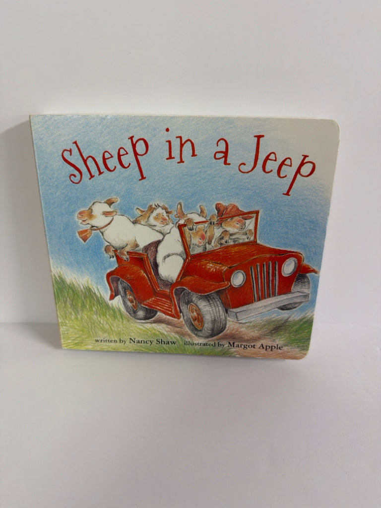 Sheep in a Jeep Nancy Shaw Houghton Mifflin Hardback Books