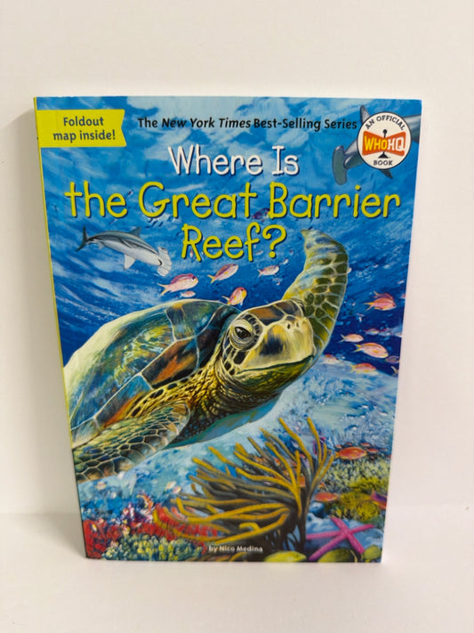 Where Is the Great Barrier Reef? Nico Medina WHOHQ Juvenile Books