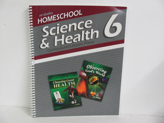 Science & Health Abeka Curriculum Pre-Owned 6th Grade Science Textbooks