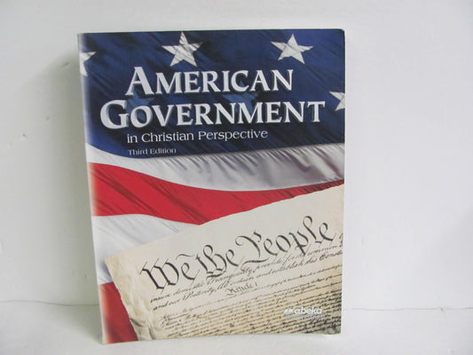 American Government Abeka Student Book Pre-Owned 12th Grade History Textbooks