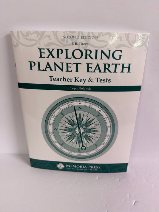 Exploring Planet Earth Memoria Press Teacher Key & Tests Pre-Owned Memoria Press