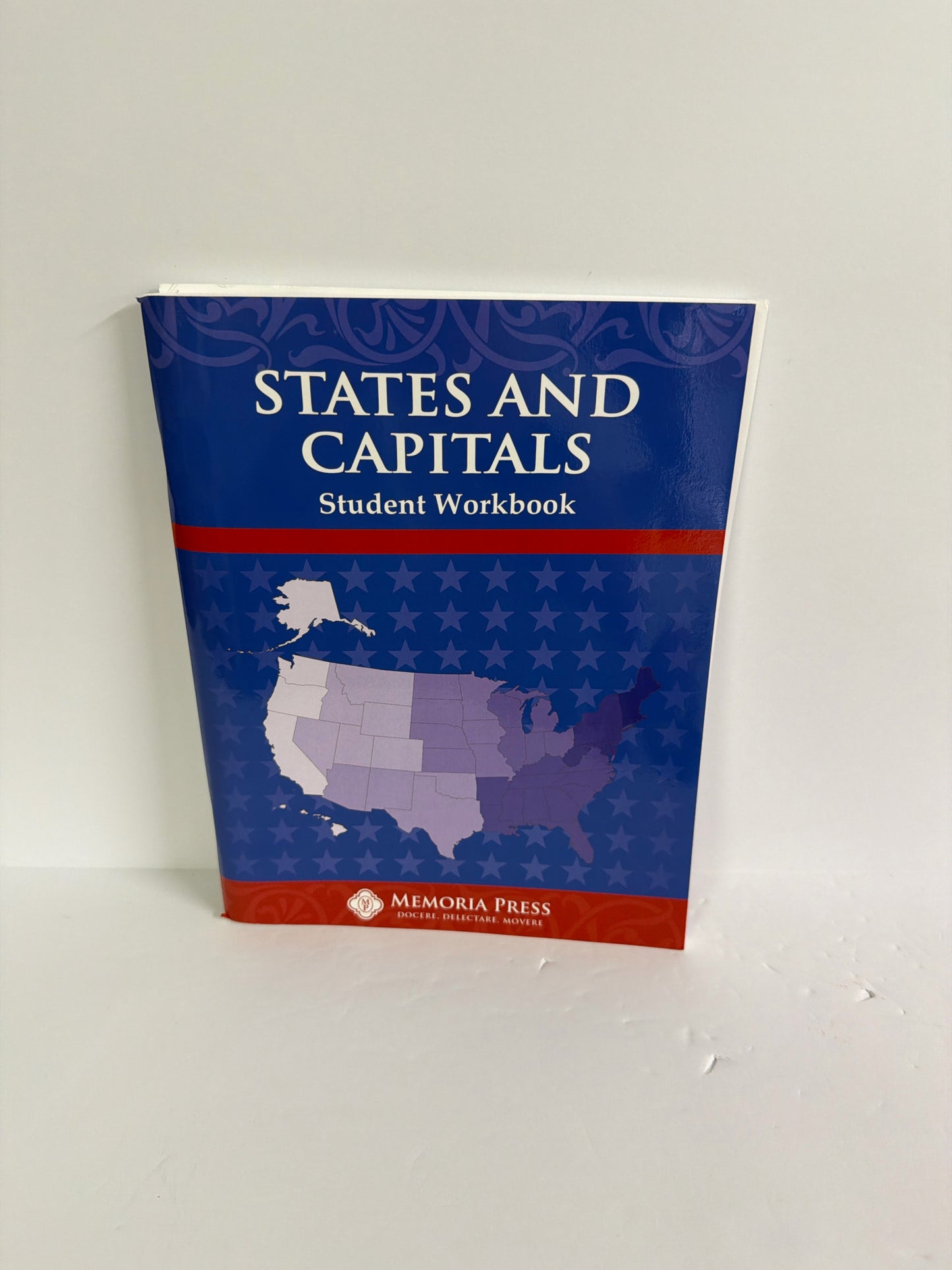 States and Capitals Memoria Press Student Workbook Pre-Owned State History Books