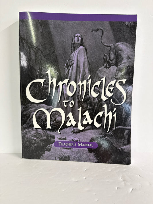Chronicles through Malachi Veritas Press Elementary Bible Textbooks