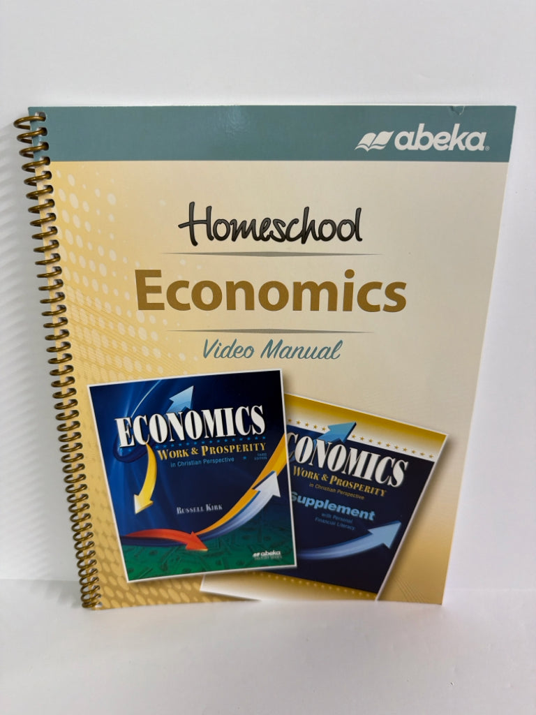 Economics Abeka Video Manual- Pre-Owned 12th Grade Educator Resources