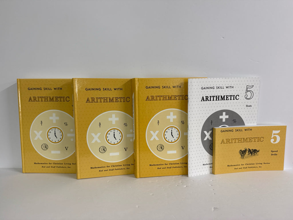 Gaining Skill with Arithmetic 5 Rod and Staff 5th Grade Mathematics Textbooks