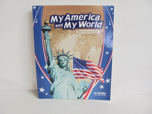 My America and My World Abeka Student Book Pre-Owned 1st Grade History Textbooks