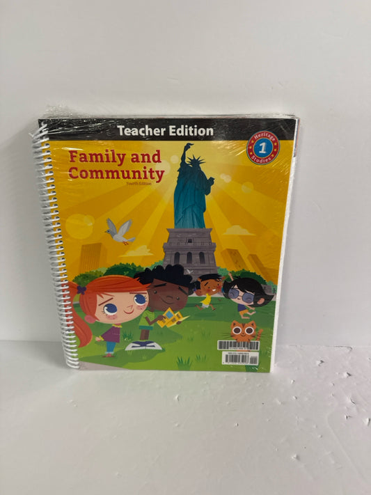 Family and Community BJU Press Teacher Edition  Pre-Owned History Textbooks