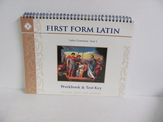 First Form Latin Memoria Press Test Key Pre-Owned Elementary Latin Books