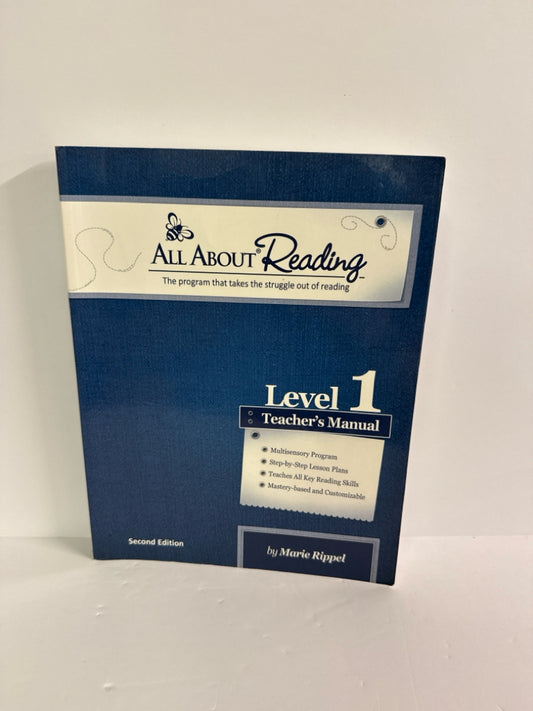 All About Reading Level 1 All About Learning Marie Rippel Reading Textbooks