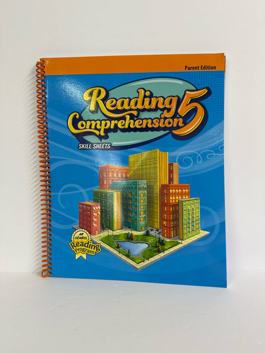 Reading 5 Comprehension Abeka Parent Edition  Pre-Owned Reading Textbooks