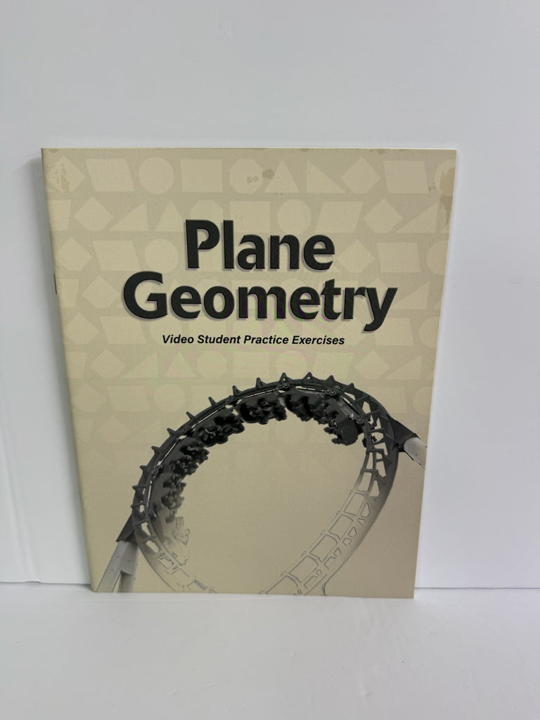 Plane Geometry Abeka Video Manual- Pre-Owned High School Mathematics Textbooks