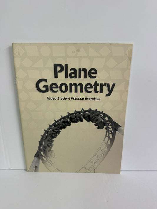 Plane Geometry Abeka Video Manual- Pre-Owned High School Mathematics Textbooks