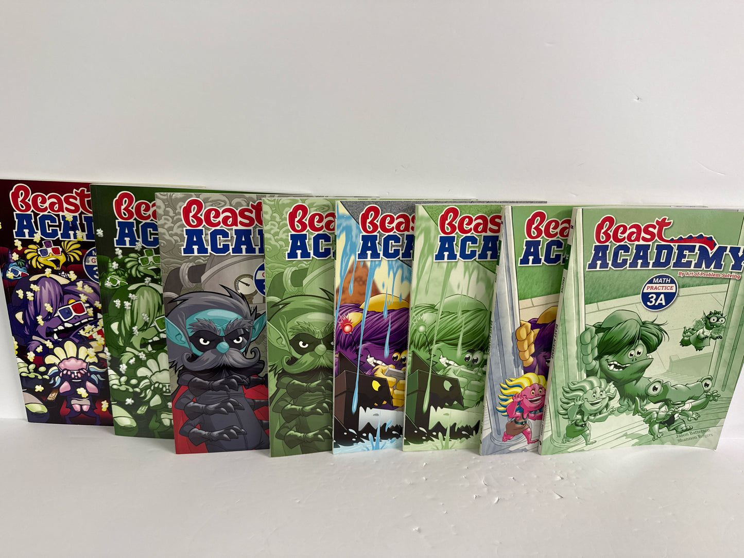 Beast Academy Math 3 Beast Academy Set  Pre-Owned Mathematics Textbooks