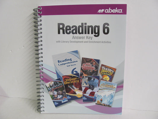 Reading 6 Abeka Answer Key  Pre-Owned 6th Grade Reading Textbooks