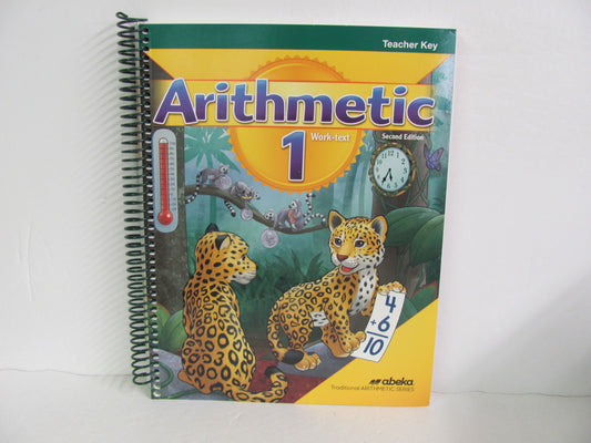 Arithmetic 1 Abeka Teacher Key  Pre-Owned 1st Grade Mathematics Textbooks