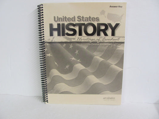 United States History Abeka Answer Key  Pre-Owned 11th Grade History Textbooks
