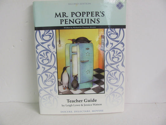 Mr. Popper's Penguins Memoria Press Teacher Guide  Pre-Owned Fiction Books