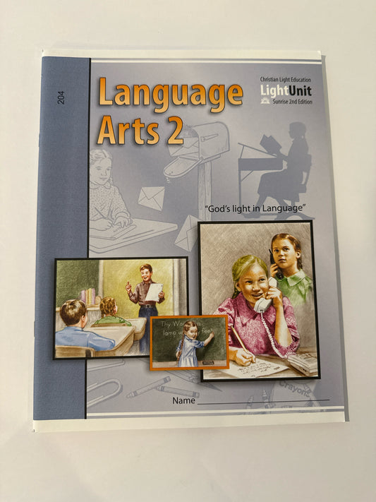 Language Arts 2 CLE Student Book Pre-Owned 2nd Grade Language Textbooks