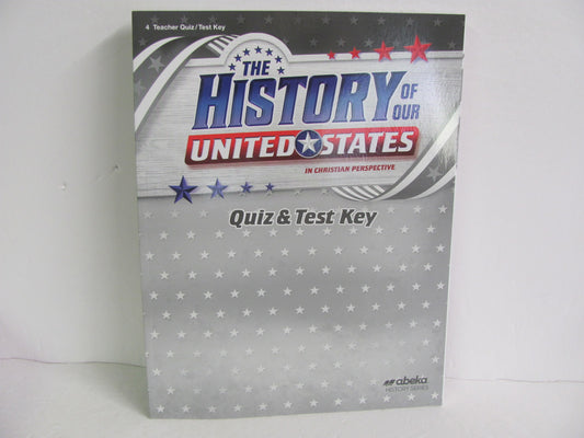 The History of Our United States Abeka 4th Grade History Textbooks