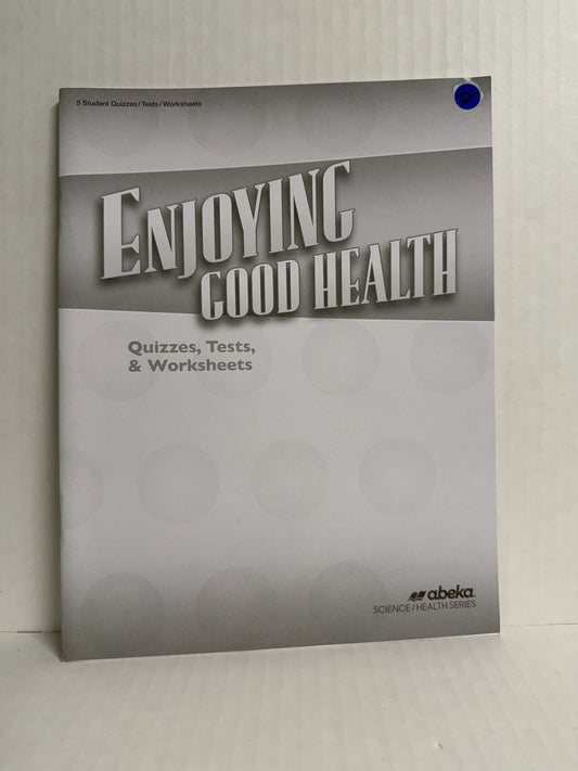 Enjoying Good Health Abeka Student Book Pre-Owned 5th Grade Health Books