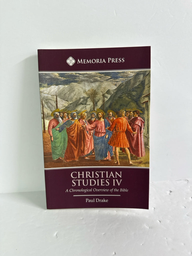 Christian Studies IV Memoria Press Student Book Pre-Owned Memoria Press