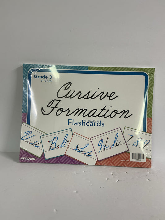 Cursive Formation Flashcards Abeka Flashcards Pre-Owned Language Textbooks