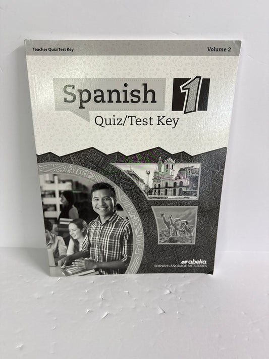 Spanish 1 Volume 2 Abeka Quiz/Test Key  Pre-Owned High School Spanish
