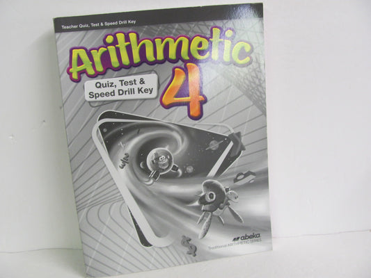 Arithmetic 4 Abeka Quiz/Test Key  Pre-Owned 4th Grade Mathematics Textbooks