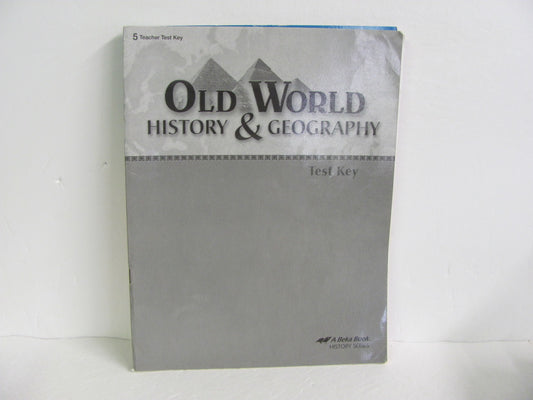Old World History Abeka Test Key Pre-Owned 5th Grade History Textbooks