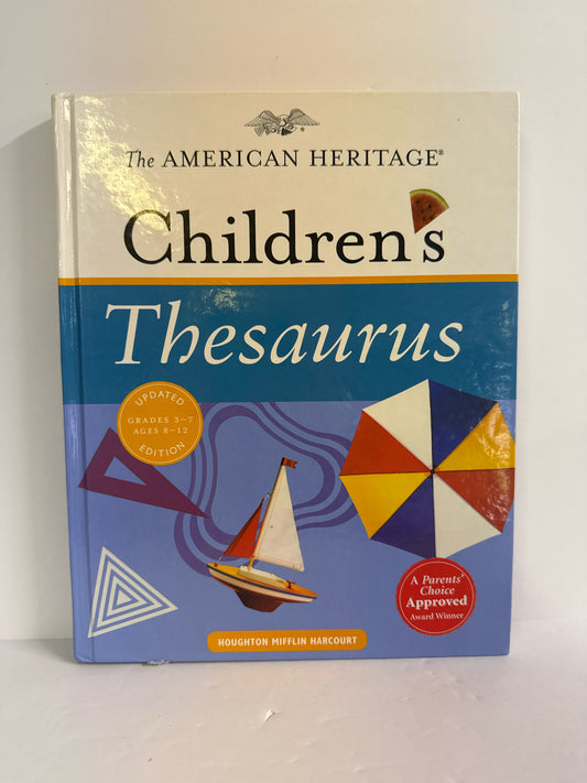 Children's Thesaurus American Heritage Pre-Owned Dictionaries