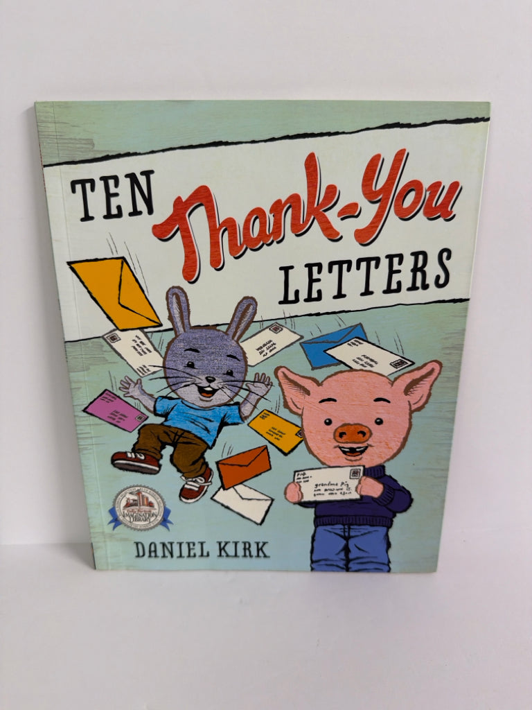 Ten Thank-You Letters Daniel Kirk Nancy Paulsen Books Paperback Books