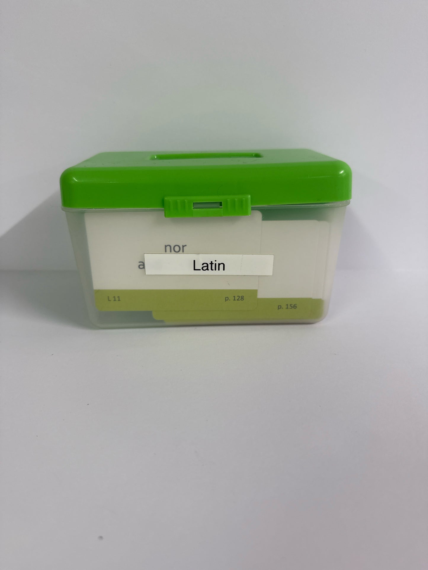Latin Flashcards Henle Flashcards Pre-Owned Latin Books