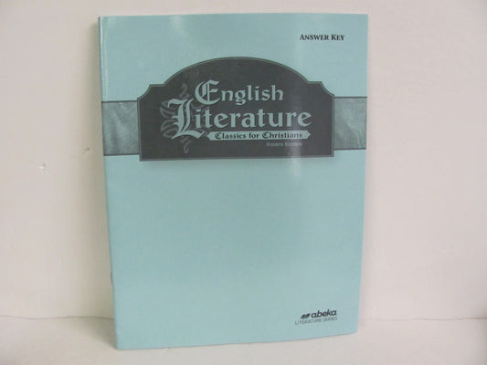 English Literature Abeka Answer Key  Pre-Owned 12th Grade Reading Textbooks