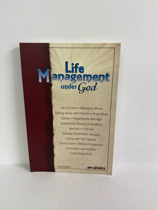 Life Management Under God Abeka Student Book Pre-Owned Bible Textbooks
