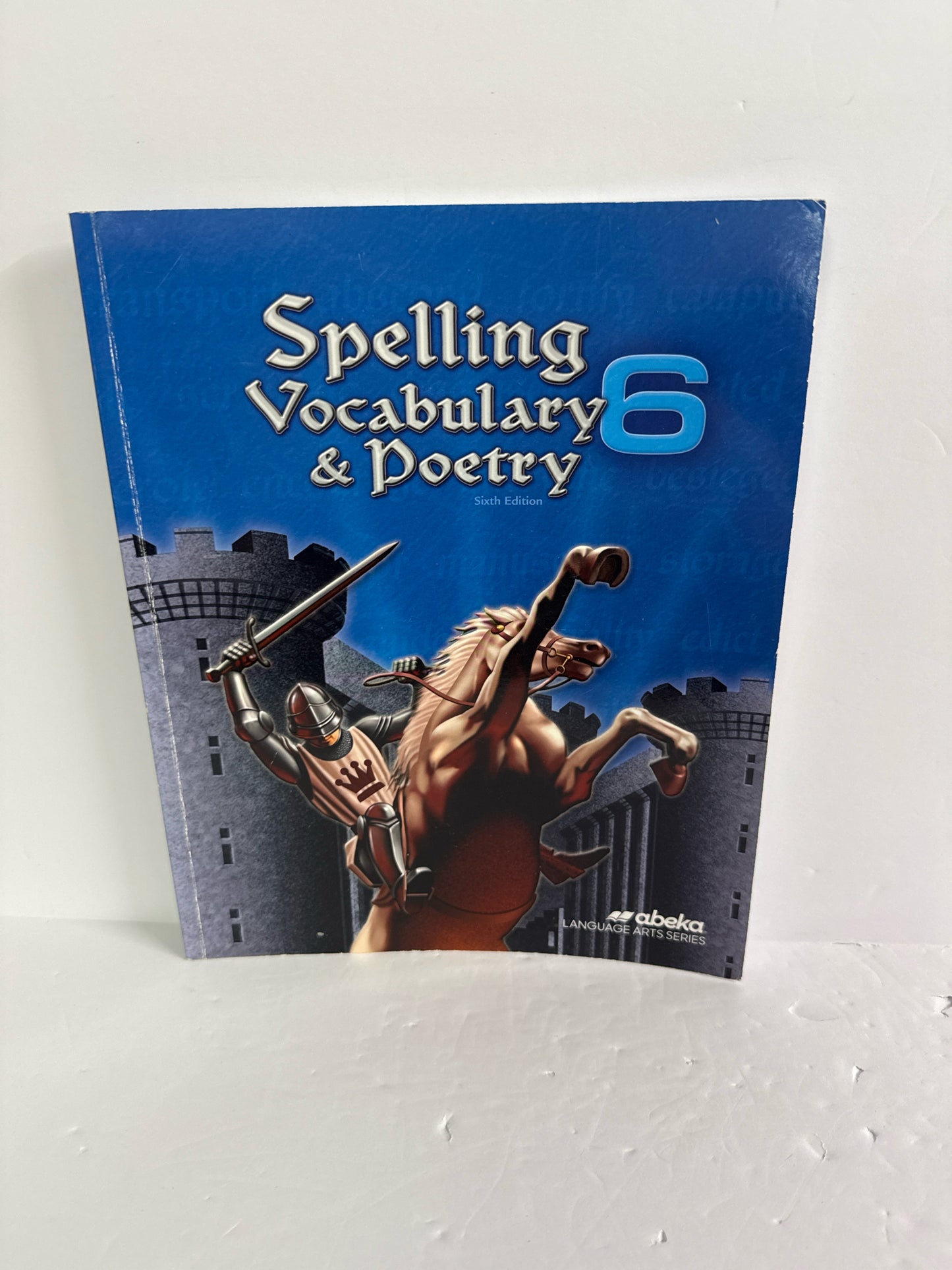 Spelling Vocabulary & Poetry 6 Abeka Student Book Pre-Owned Language Textbooks