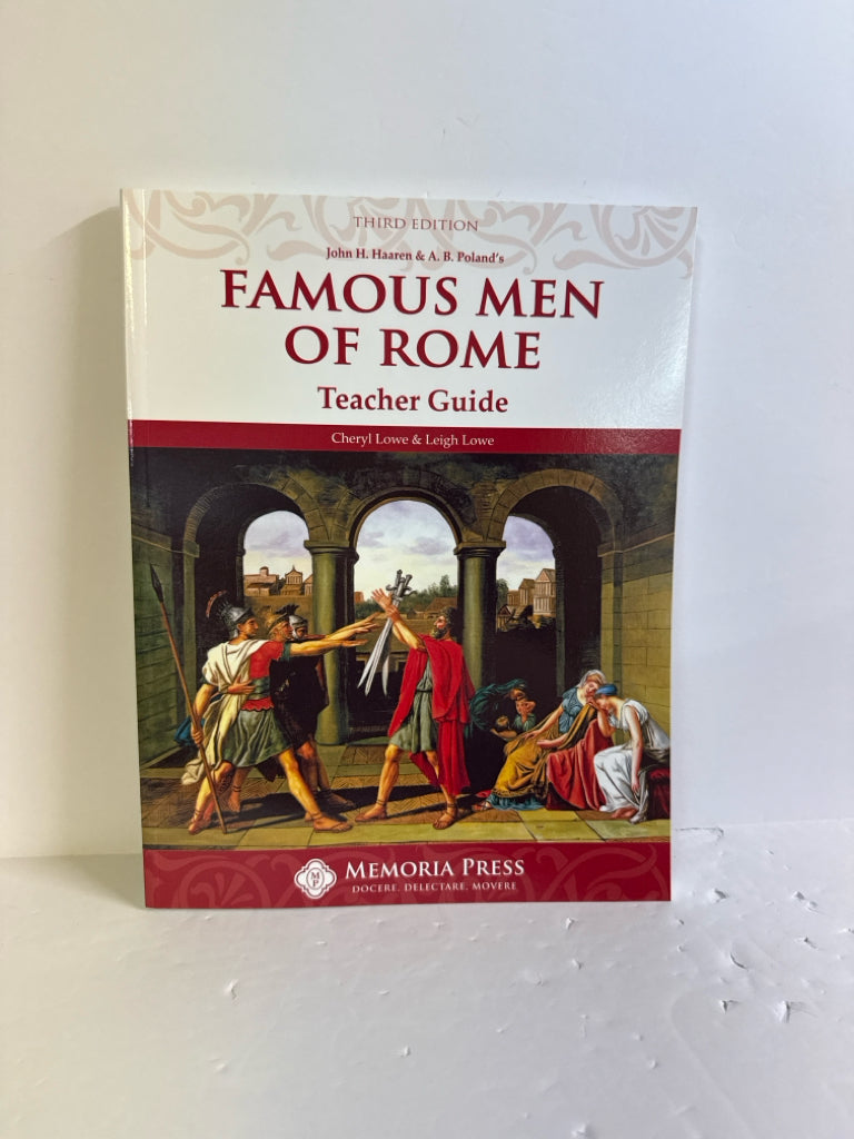 Famous Men of Rome Memoria Press Teacher Guide  Pre-Owned Memoria Press