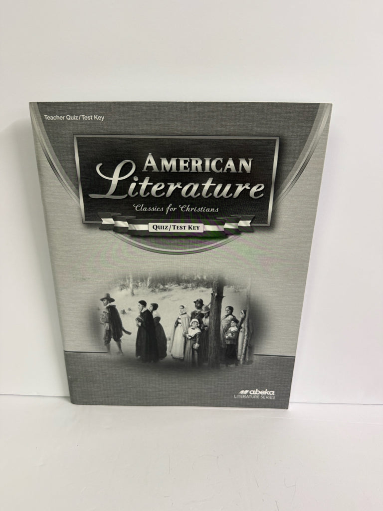 American Literature Abeka Quiz/Test Key  Pre-Owned 11th Grade Language Textbooks
