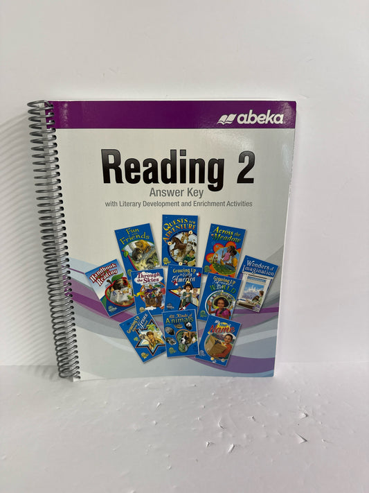 Reading 2 Abeka Answer Key  Pre-Owned 2nd Grade Reading Textbooks