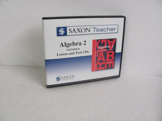 Algebra 2 Saxon Teacher CD-Rom  Pre-Owned Saxon Mathematics Textbooks