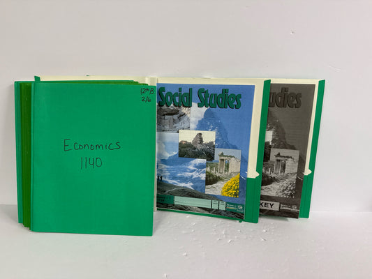 Economics ACE Set  Pre-Owned 12th Grade History Textbooks