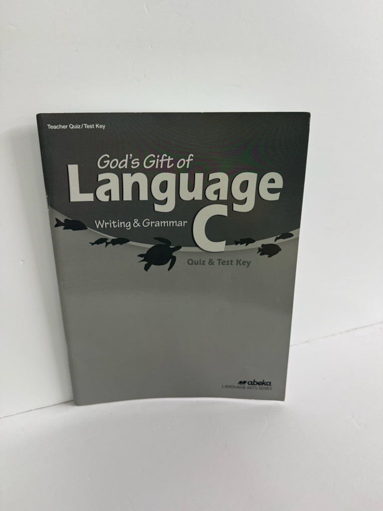 God's Gift of Language C Abeka Quiz/Test Key  Pre-Owned Language Textbooks