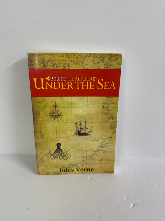 20,000 Leagues Under the Sea Alpha Omega Pre-Owned Jules Verne Fiction Books