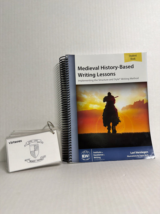 Medieval History Based Writing IEW Student Book Pre-Owned Verstegen IEW IEW