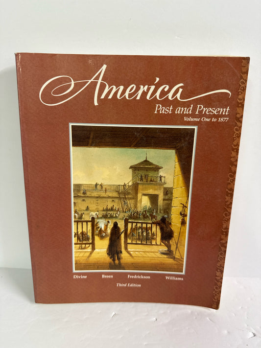 America Past and Present Volume One Harper Collins High School History Textbooks