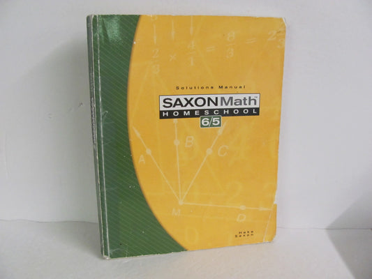 Math 65 Saxon Solution Key Pre-Owned Saxon 5th Grade Mathematics Textbooks