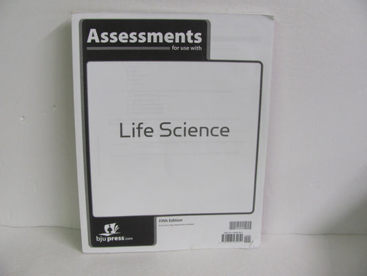 Life Science BJU Press Assessments  Pre-Owned 7th Grade Science Textbooks