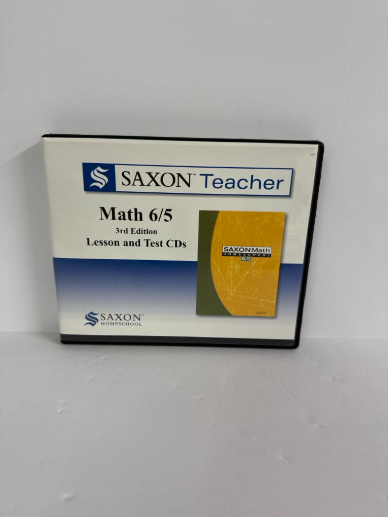 Math 65 Saxon CDs Pre-Owned Saxon 5th Grade Mathematics Textbooks