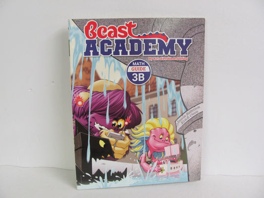Math Guide 3B Beast Academy Pre-Owned 3rd Grade Mathematics Textbooks