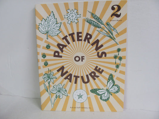 Patterns of Nature Rod & Staff Teacher Manual  Pre-Owned Science Textbooks